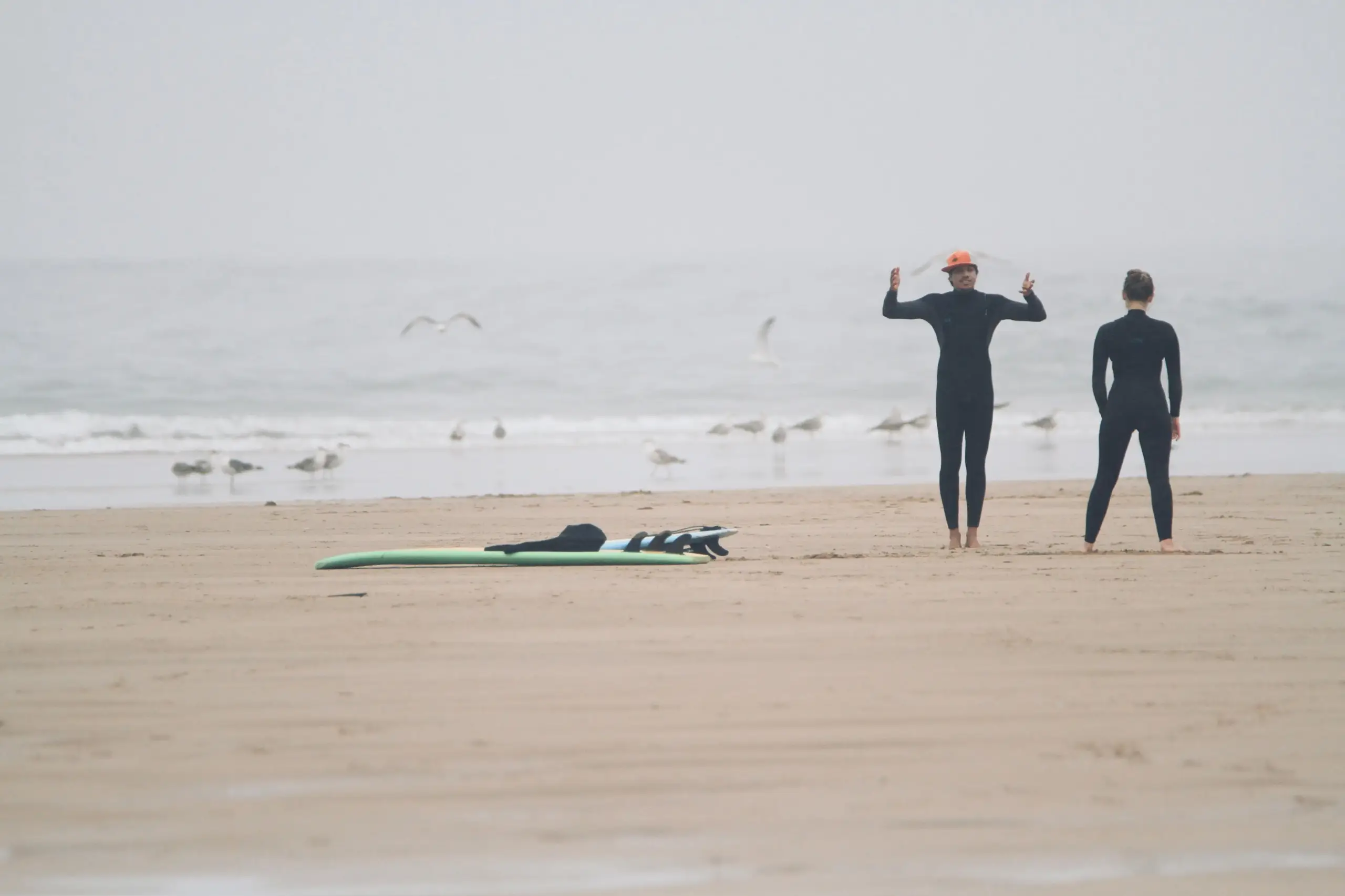 adil teach how to learn to surf in imsouane surf spot maroc